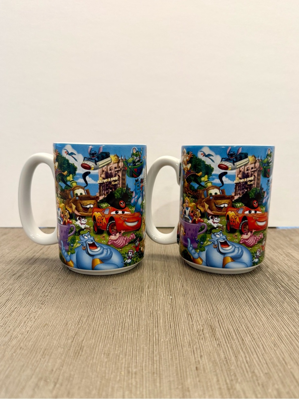 Disney Parks Grandma Grandpa Coffee Mug Set Walt Disney World Characters - Picture 3 of 7